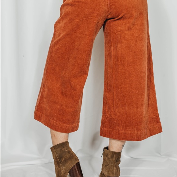 NEW // Delano Pocketed Corduroy Pants - Rust - Picture 5 of 5